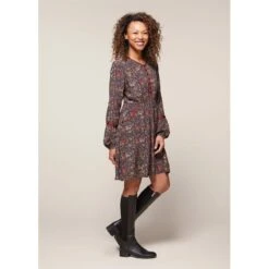 EQL Women's Ecovero Boheme Tunic Dress - Cinnabar Enchanted Garden -Kensington Shop 582303 800 800
