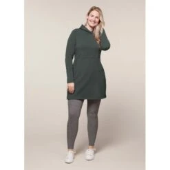 EQL Women's Weekender Fleece Hoodie Dress - Spruce -Kensington Shop 582355 800 800