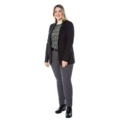 EQL Women's Ponte Blazer - Black -Kensington Shop 582574 800 800