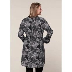 EQL Women's Ecovero Boheme Tunic Dress - Black Patchwork Paisley -Kensington Shop 582615 800 800