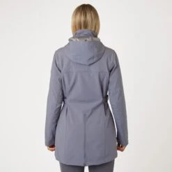 Horze Women's Freya Long Softshell Jacket - Steel Grey -Kensington Shop 583947 800 800