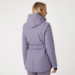 Horze Women's Jadine Winter Jacket - Grey Ridge Purple -Kensington Shop 583982 800 800