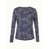 EQL Women's Organic Cotton Printed Long Sleeve Top - Admiral Lucky Floral