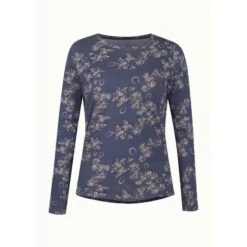 EQL Women's Organic Cotton Printed Long Sleeve Top - Admiral Lucky Floral