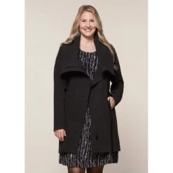 EQL Women's Brushed Ponte Uptown Jacket - Heather Black -Kensington Shop 585145 800 800