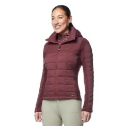 Kerrits Women's Heads Up Quilted Jacket - Mahogany -Kensington Shop 585638 800 800