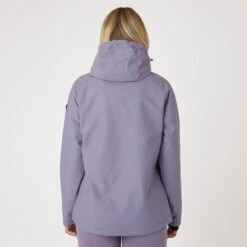 Horze Women's Ayla Waterproof Shell Riding Jacket - Grey Ridge Purple -Kensington Shop 586371 800 800
