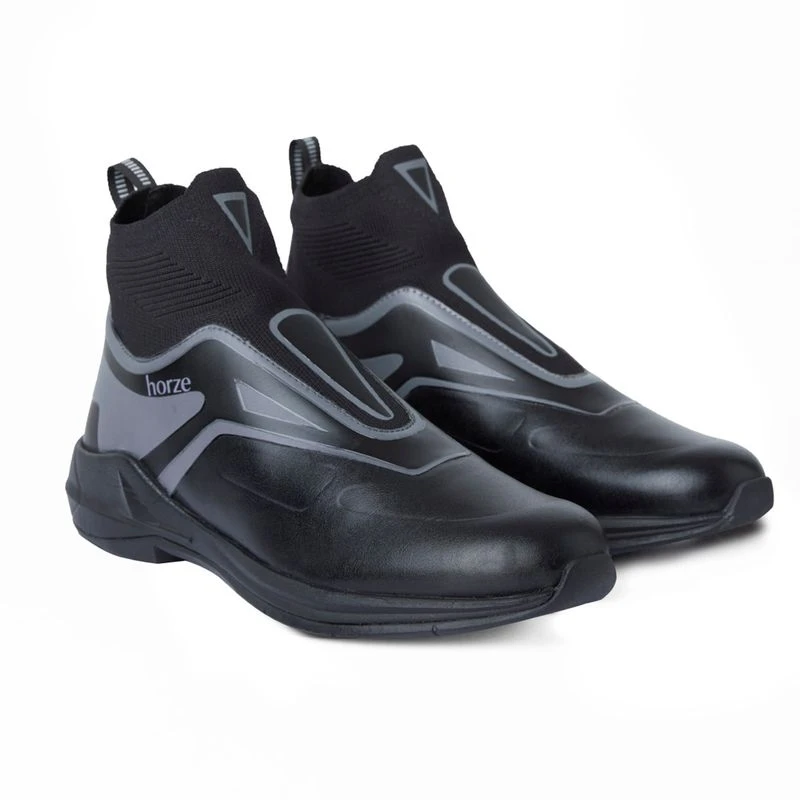Horze Calgary Mesh Paddock Boots - Black 1 Horze Calgary Mesh Paddock Boots - Black