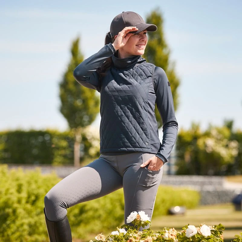 Horze Women's Riley Hybrid Riding Vest - Dark Navy 3 Horze Women's Riley Hybrid Riding Vest - Dark Navy - Image 3