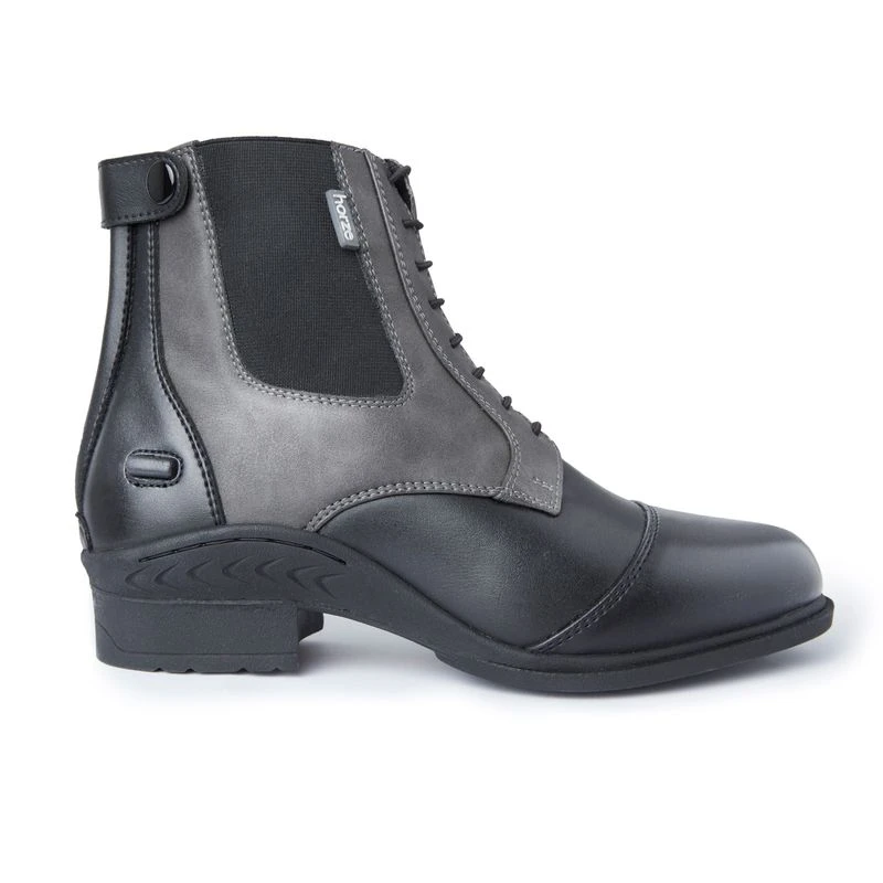 Horze Women's Kilkenny Two-Toned Paddock Boots - Black/Grey 5 Horze Women's Kilkenny Two-Toned Paddock Boots - Black/Grey - Image 5