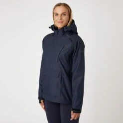Horze Women's Ayla Waterproof Shell Riding Jacket - Dark Navy -Kensington Shop 586942 800 800