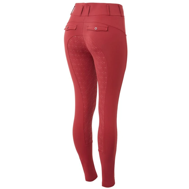 Horze Women's Ingrid Full Seat Breeches - Merlot 1 Horze Women's Ingrid Full Seat Breeches - Merlot
