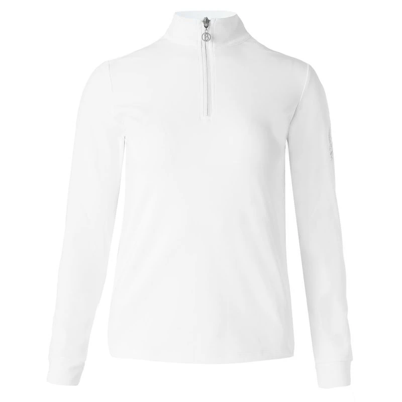 Horze Women's Iris Training And Show Shirt - White 1 Horze Women's Iris Training And Show Shirt - White