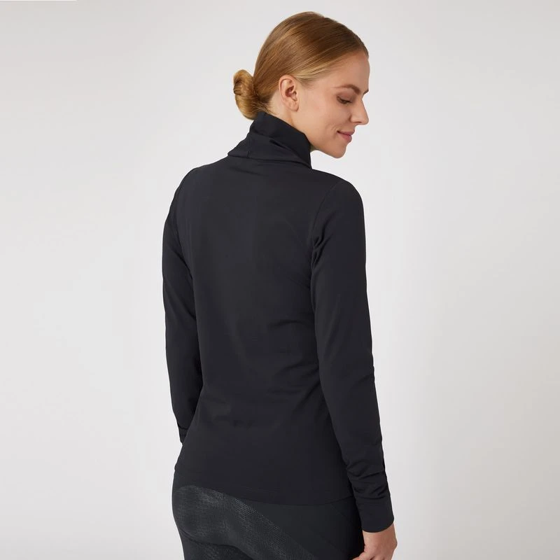 Horze Women's Raquel Turtleneck Training Shirt - Dark Navy 2 Horze Women's Raquel Turtleneck Training Shirt - Dark Navy - Image 2