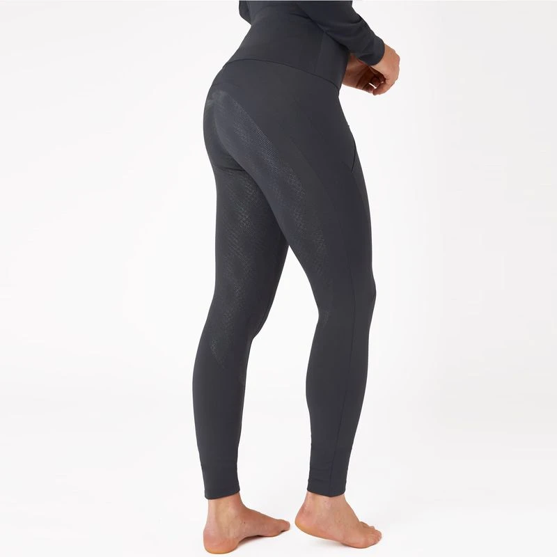 Horze Women's Raquel Full Seat Tights - Dark Navy 3 Horze Women's Raquel Full Seat Tights - Dark Navy - Image 3