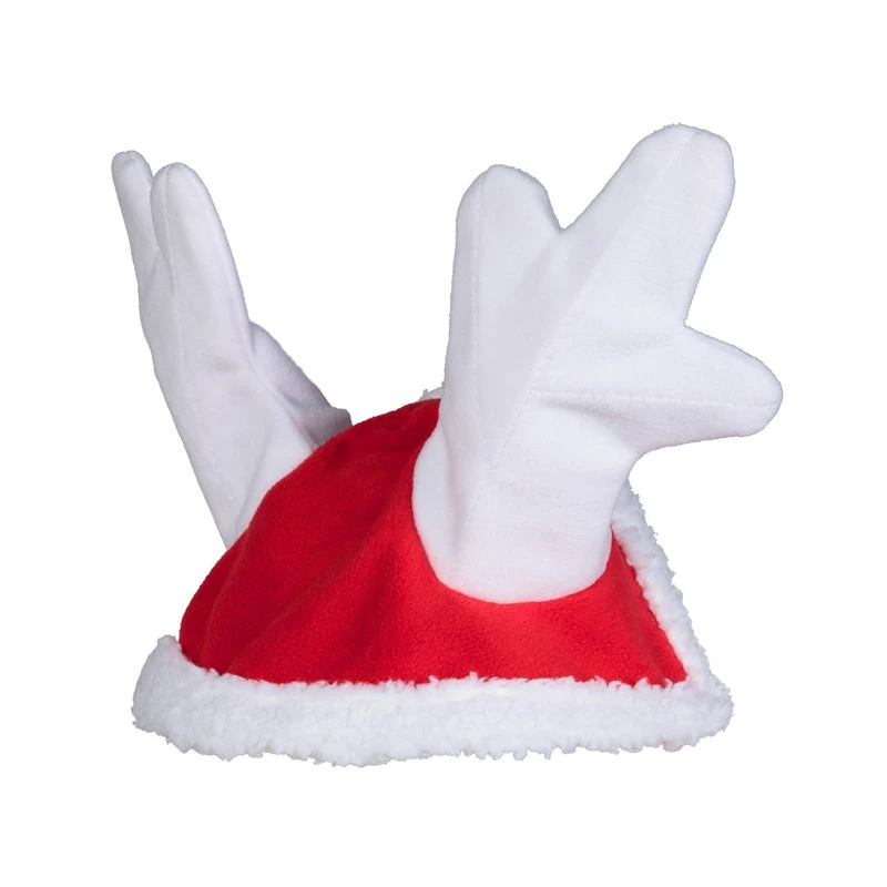 Horze Santa Reindeer Cap - Red 1 Horze Santa Reindeer Cap - Red