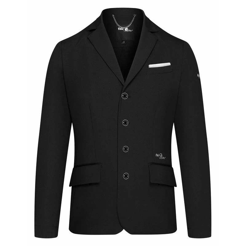 Fair Play Men's Steve Show Jacket - Black 1 Fair Play Men's Steve Show Jacket - Black