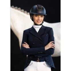 Fair Play Women's Lexim RoseGold Dressage Short Tailcoat - Black -Kensington Shop 593291 800 800