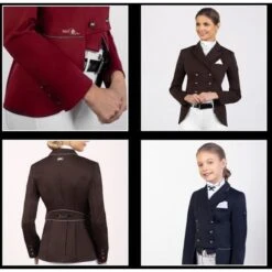 Fair Play Women's Beatrice Short Tail Coat - Black -Kensington Shop 593675 800 800