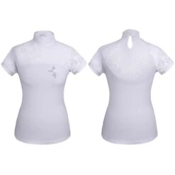 Fair Play Women's Lucia Short Sleeve Competition Shirt - White