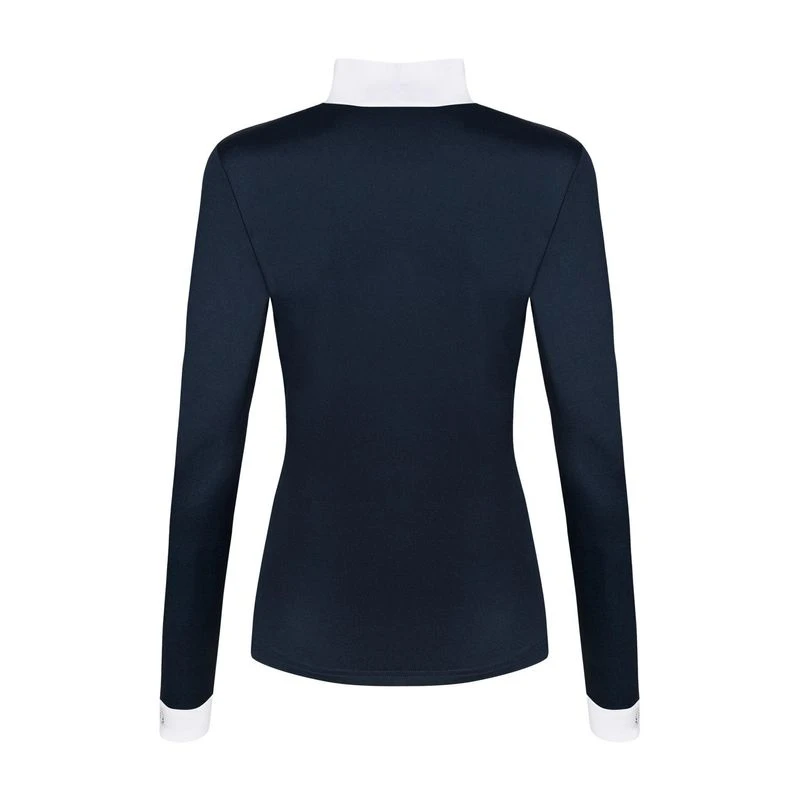 Fair Play Women's Meredith Half Turtleneck Long Sleeve Competition Shirt - Navy 2 Fair Play Women's Meredith Half Turtleneck Long Sleeve Competition Shirt - Navy - Image 2