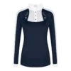 Fair Play Women's Lorella Long Sleeve Competition Shirt - Navy/White