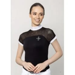 Fair Play Women's Lucia 2.0 Short Sleeve Competition Shirt - White -Kensington Shop 594346 800 800