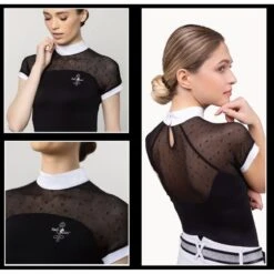 Fair Play Women's Lucia 2.0 Short Sleeve Competition Shirt - Navy -Kensington Shop 594449 800 800