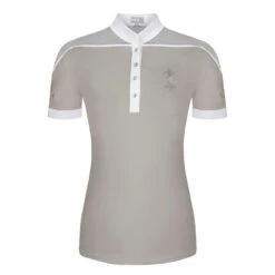 Fair Play Women's Letizia Short Sleeve Competition Shirt - Beige