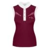 Fair Play Women's Cecile Rose Gold Sleeveless Competition Shirt - Burgundy