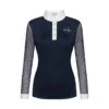 Fair Play Women's Cecile Rose Gold Long Sleeve Competition Shirt - Navy