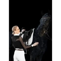 Fair Play Women's Cecile Rose Gold Long Sleeve Competition Shirt - White -Kensington Shop 595305 800 800