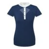 Fair Play Women's Cathrine Short Sleeve Competition Shirt - Navy/White