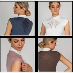 Fair Play Women's Cathrine Rose Gold Sleeveless Competion Shirt - Navy 7 Fair Play Women's Cathrine Rose Gold Sleeveless Competion Shirt - Navy -Kensington Shop 595678 800 800