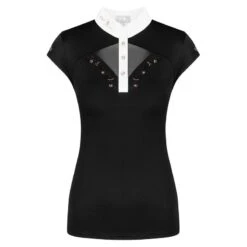 Fair Play Women's Cathrine Rose Gold Sleeveless Competion Shirt - Black