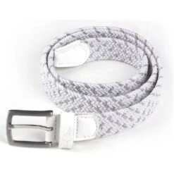 Fair Play Hill Braid Belt - White/Silver