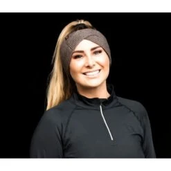 Back On Track Nora Wool Blend Twist Headband - Brown -Kensington Shop 596855 800 800