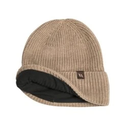 Back On Track Ava Wool Blend Beanie - Light Beige
