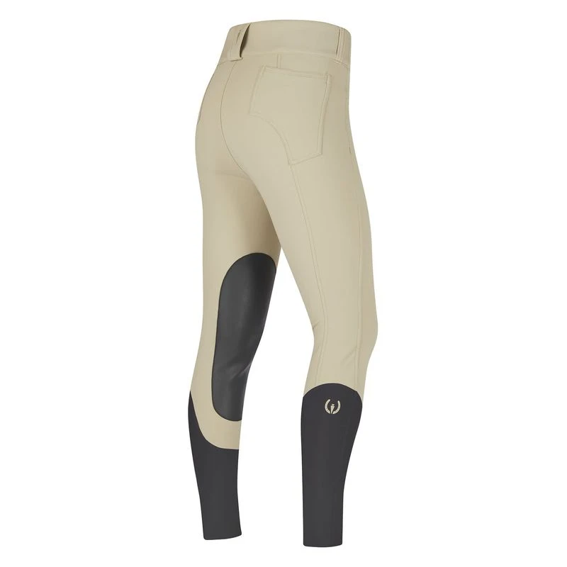Kerrits Women's Arena Training Knee Patch Breeches - Tan 2 Kerrits Women's Arena Training Knee Patch Breeches - Tan - Image 2