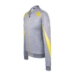 Fair Play Women's Jager Sweatshirt - Grey Melange/Lime -Kensington Shop 599438 800 800