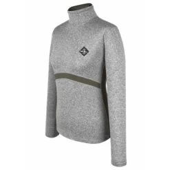 Fair Play Women's Thelma Half Turtleneck - Grey Melange -Kensington Shop 599661 800 800