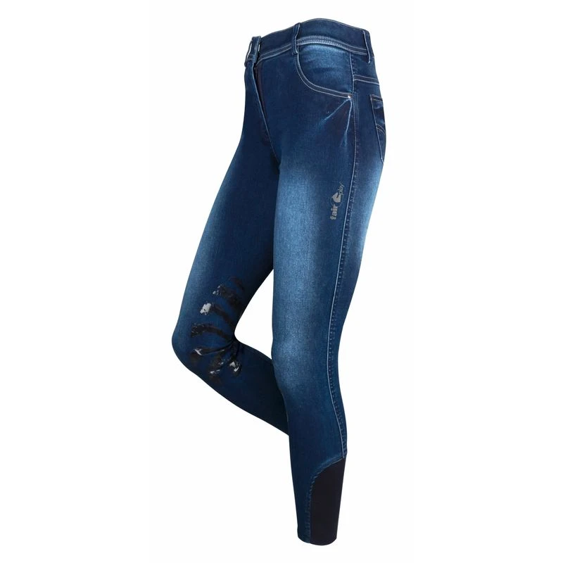 Fair Play Women's Sue Full Seat Breeches - Navy 1 Fair Play Women's Sue Full Seat Breeches - Navy