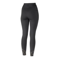 Shires Aubrion Women's Porter Winter Knee Patch Riding Tights - Jet Black -Kensington Shop 600031 800 800