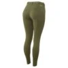 Horze Women's Active Knee Patch Breeches - Beetle Khaki Green