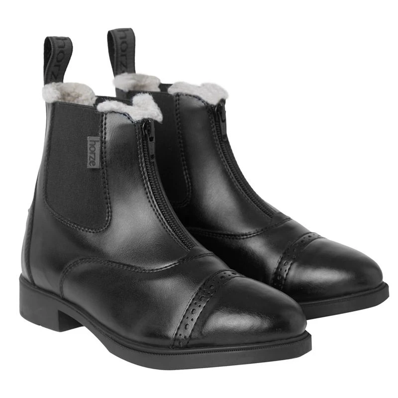 Horze Kids' Wexford Paddock Winter Boots - Black 1 Horze Kids' Wexford Paddock Winter Boots - Black