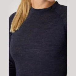 B Vertigo Women's Roxie Woolmix Underwear Shirt - Dark Navy -Kensington Shop 601480 800 800