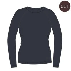 B Vertigo Women's Roxie Woolmix Underwear Shirt - Dark Navy -Kensington Shop 601481 800 800