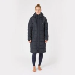 Horze Women's Juliana Padded Parka Jacket - Dark Navy -Kensington Shop 602220 800 800