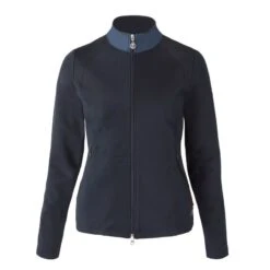 Horze Women's Linnea Sweatshirt Jacket - Dark Navy