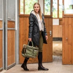 Horze Sandnes Grooming Bag - Olive Branch -Kensington Shop 602427 800 800